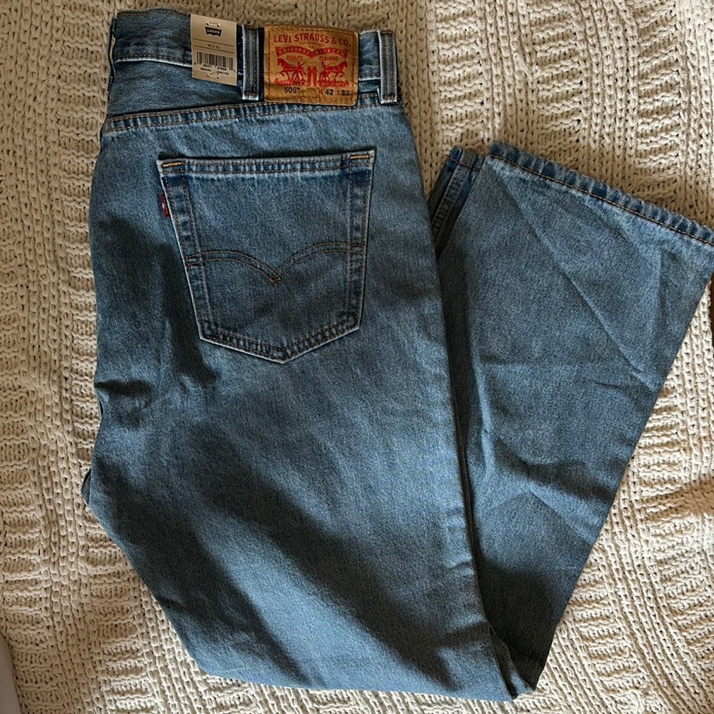 Men’s Levi Men's 505R Blue Jeans